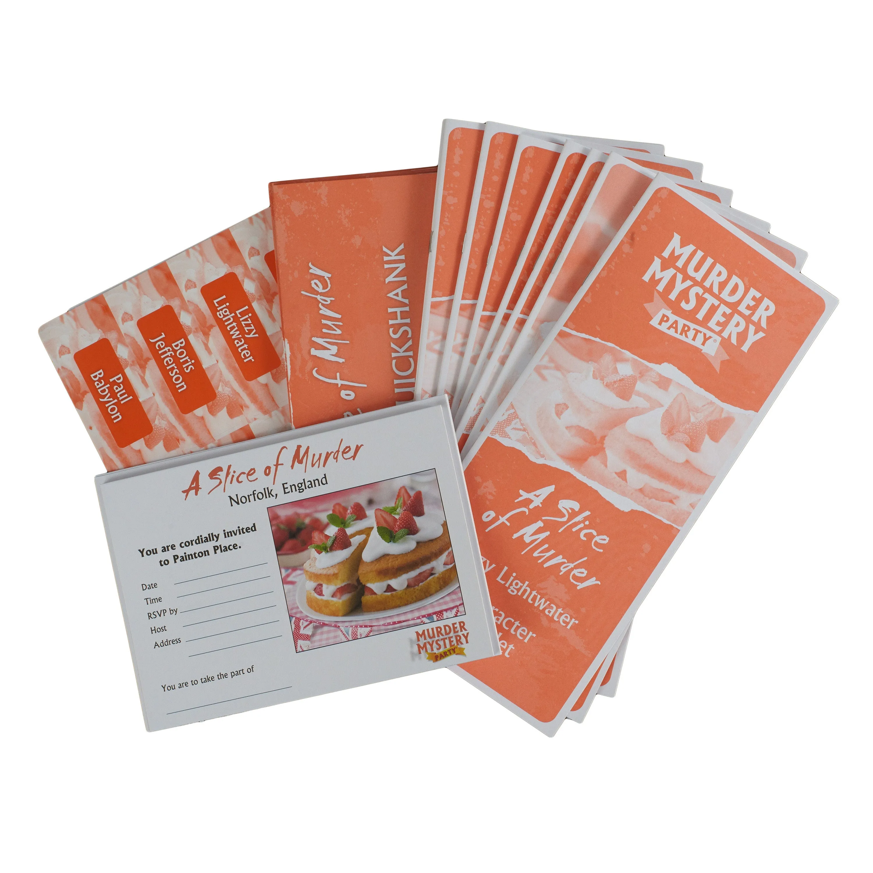 Murder Mystery Party Game - A Slice of Murder