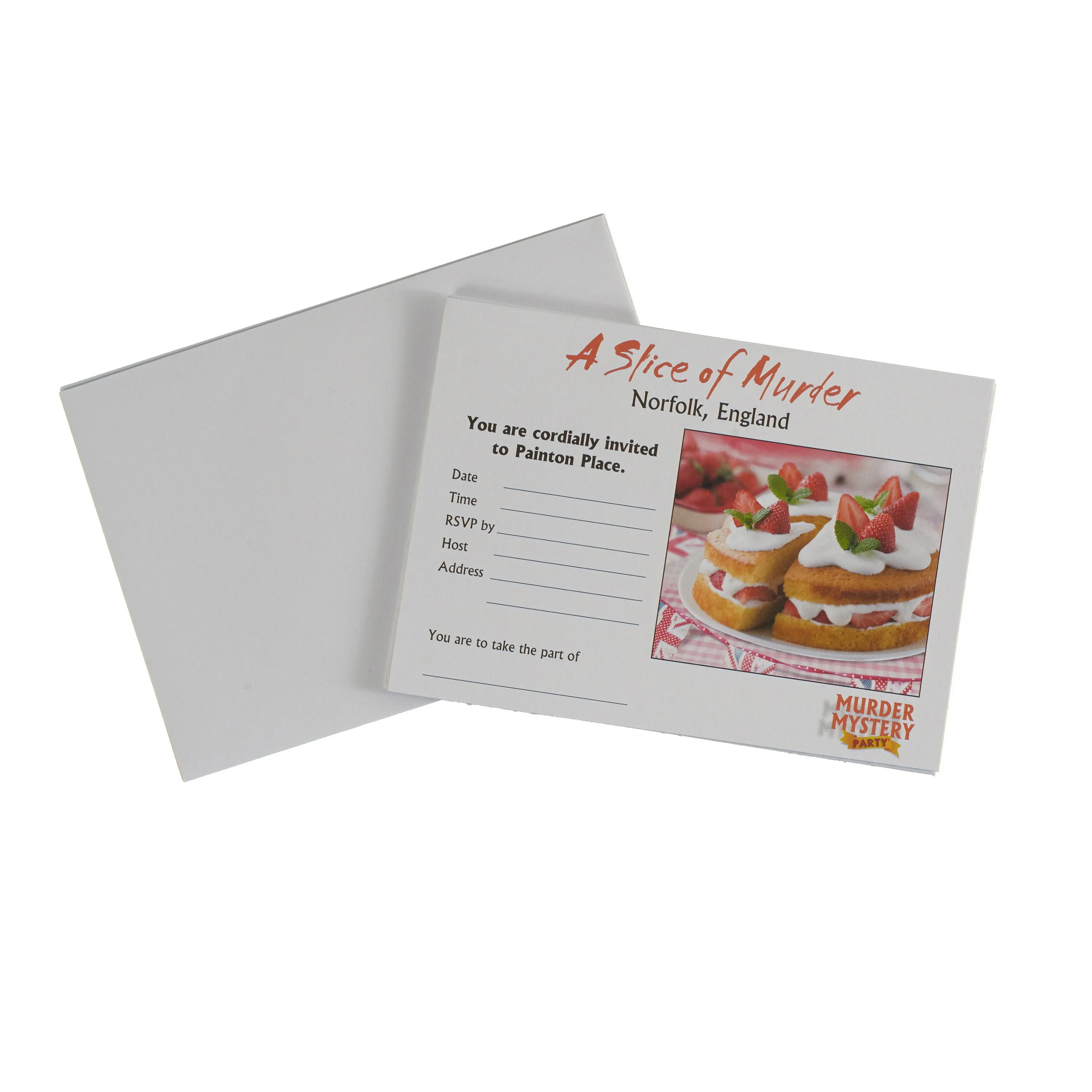 Murder Mystery Party Game - A Slice of Murder