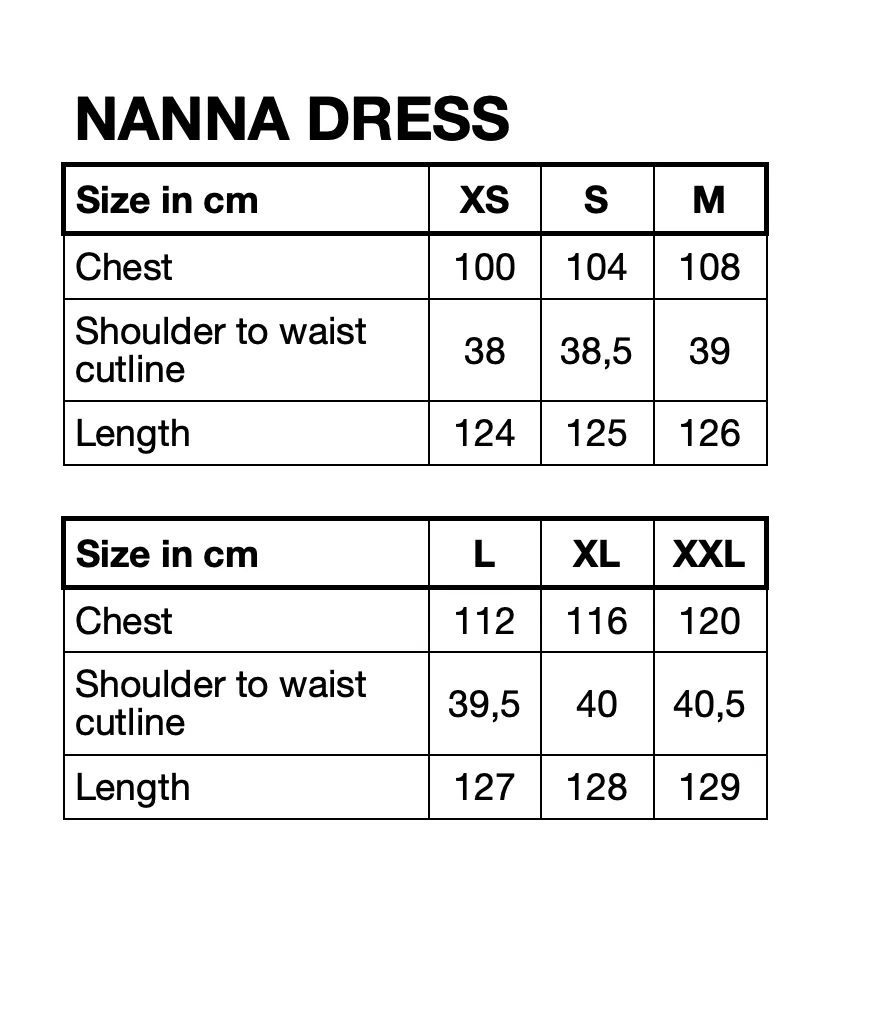 Nanna Oversized Dress - White floral