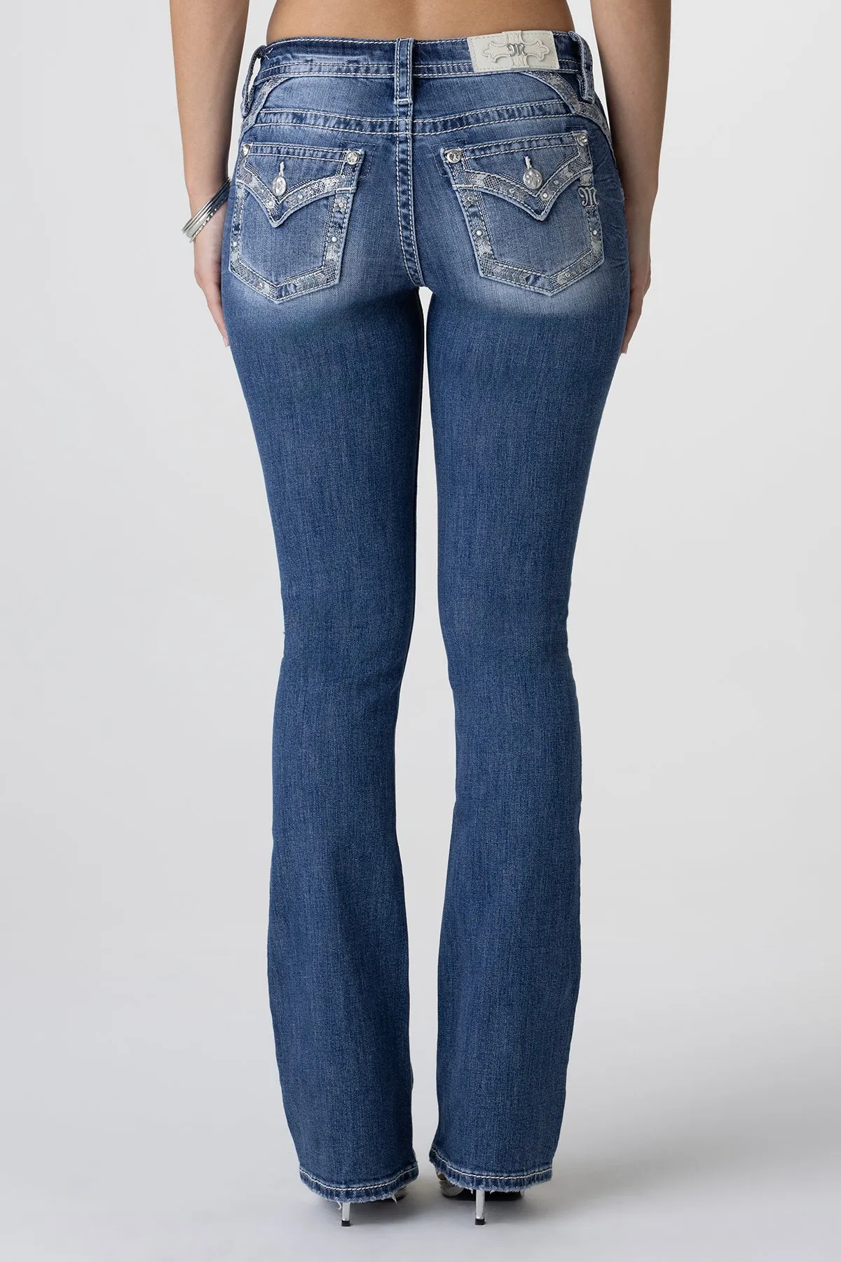 Naomi Border Bootcut Jeans