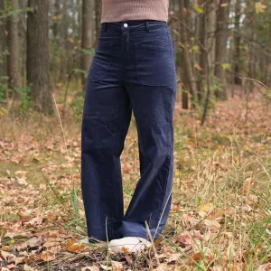 Navy Corduroy Pants