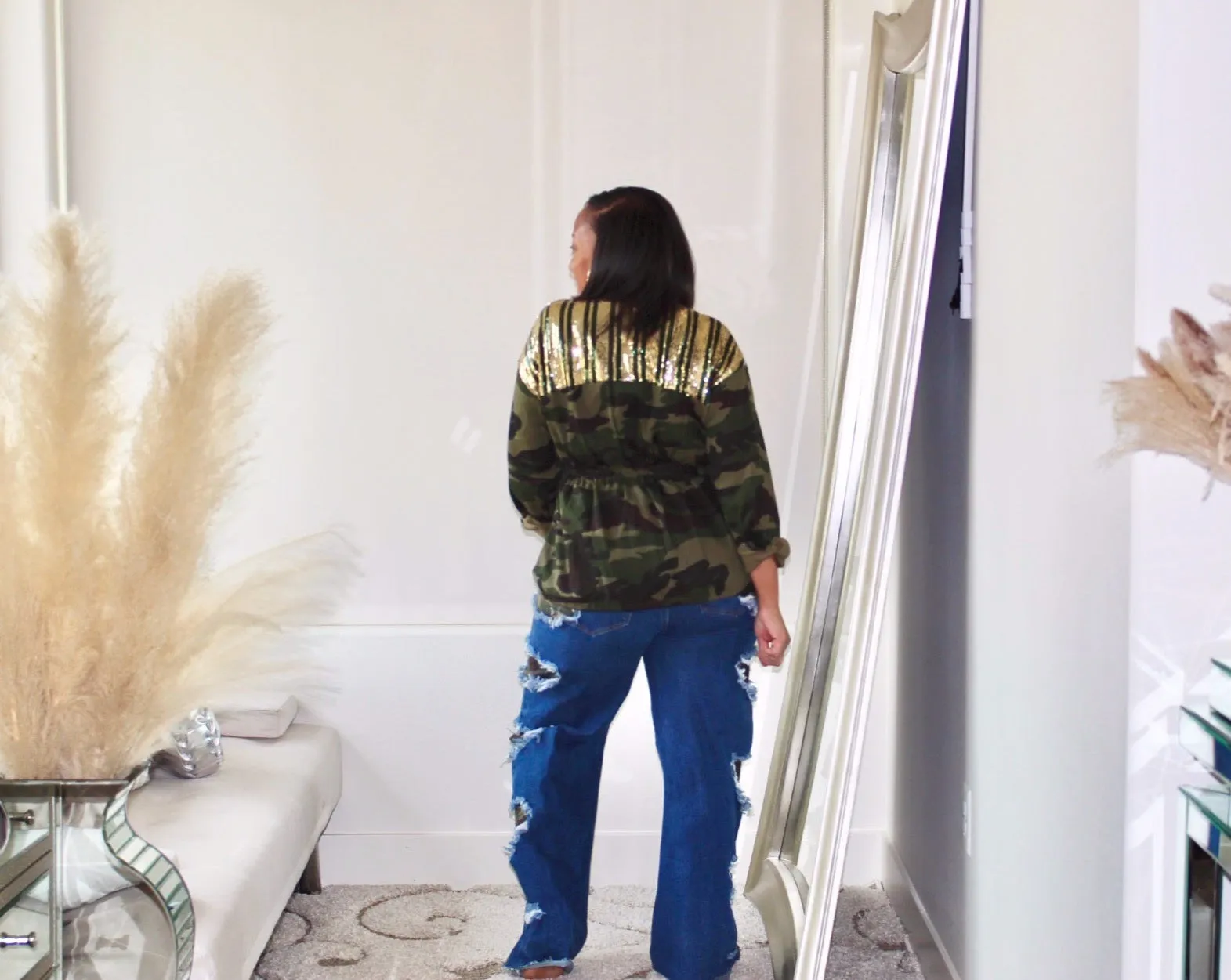 Never Stressed Distressed Jeans