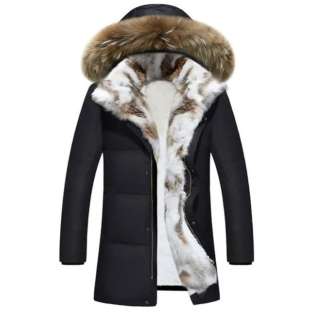New Women Winter Oversize Down Jacket Lady's Long Hooded Fur Coat Plus Size Thick Hood Down Coats Warm Jackets Green Black White