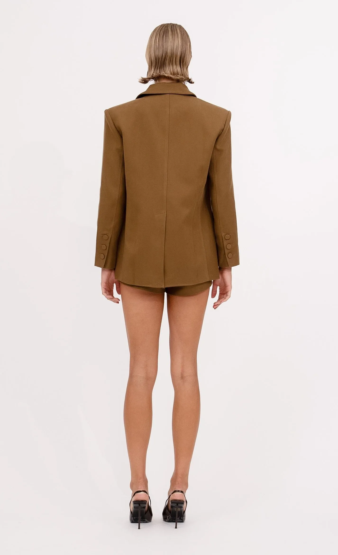 Nonchalant Drew Blazer in Brown
