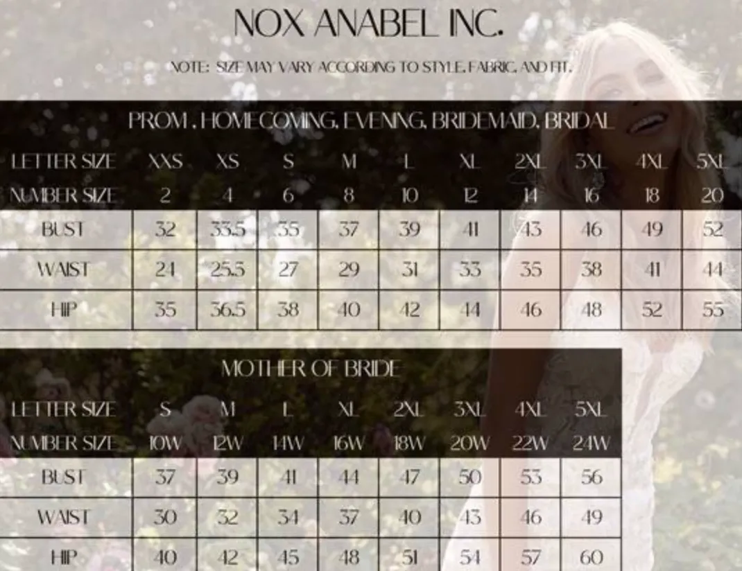 Nox Anabel Evening Gown A1374