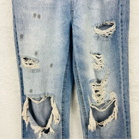 NWOT PACSON distressed 90S boyfriend cotton high rise jeans size 23 24 26