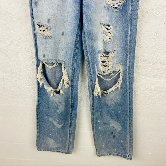 NWOT PACSON distressed 90S boyfriend cotton high rise jeans size 23 24 26