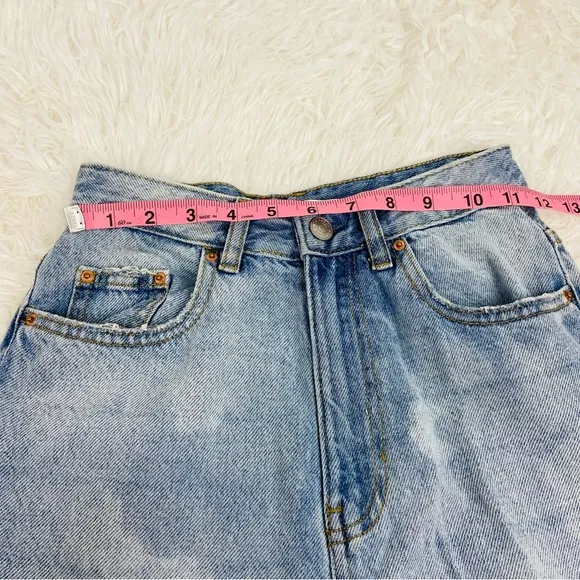 NWOT PACSON distressed 90S boyfriend cotton high rise jeans size 23 24 26