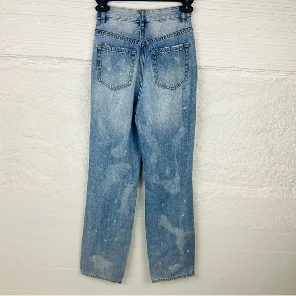 NWOT PACSON distressed 90S boyfriend cotton high rise jeans size 23 24 26