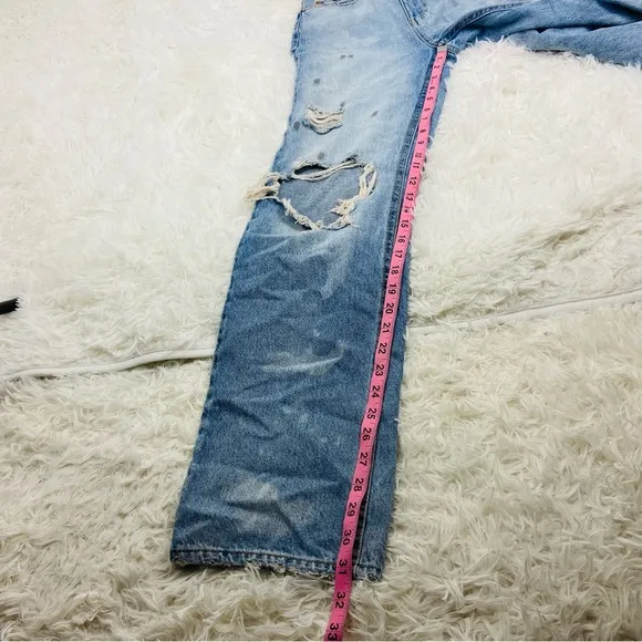 NWOT PACSON distressed 90S boyfriend cotton high rise jeans size 23 24 26