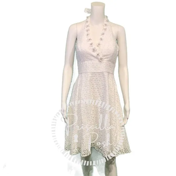 NWT Lilly Pulitzer “Willa Midi Dress” White Halter 6
