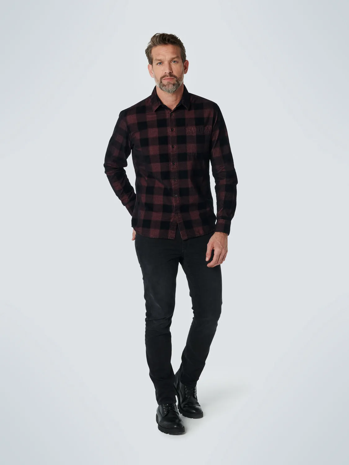 NXS CHECK CORDUROY L/S SHIRT