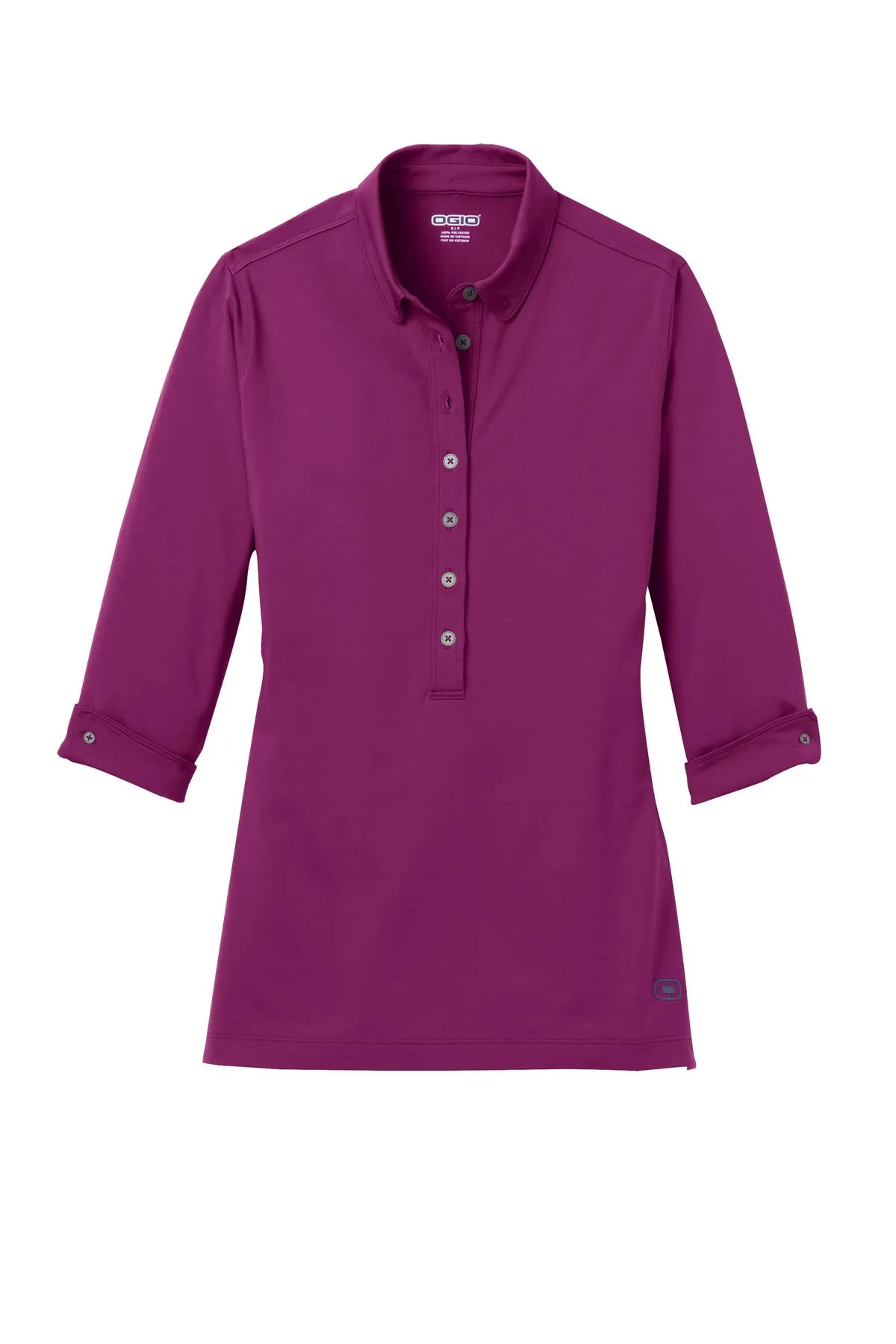 OGIO Women's Gauge Polo. LOG122 Berry Burst