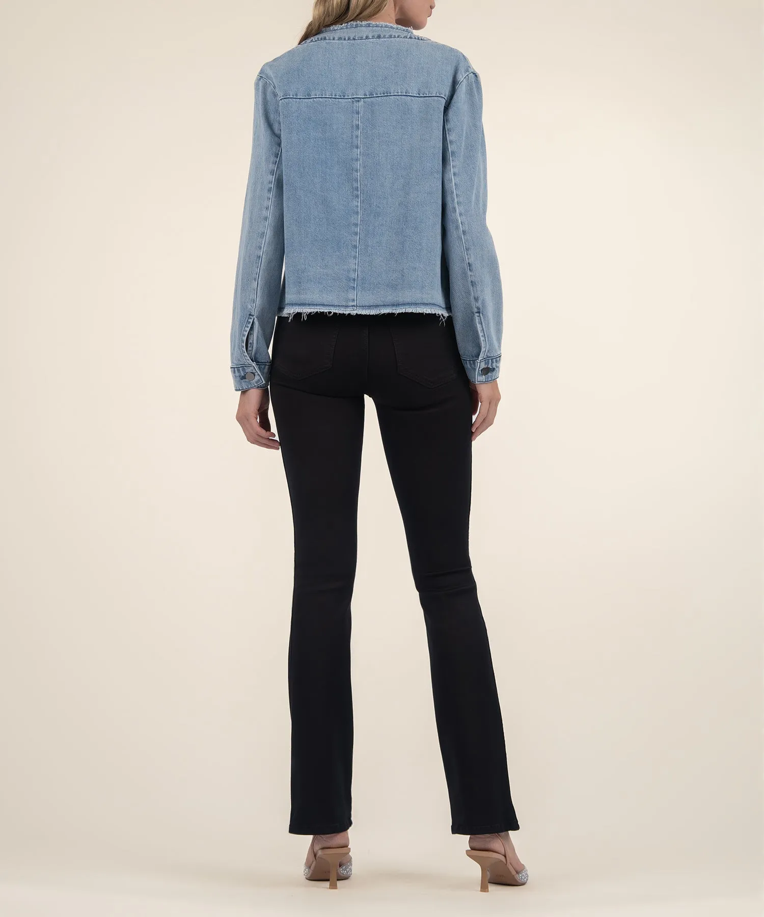 Olea Frayed Hem Jacket