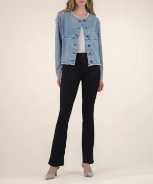 Olea Frayed Hem Jacket