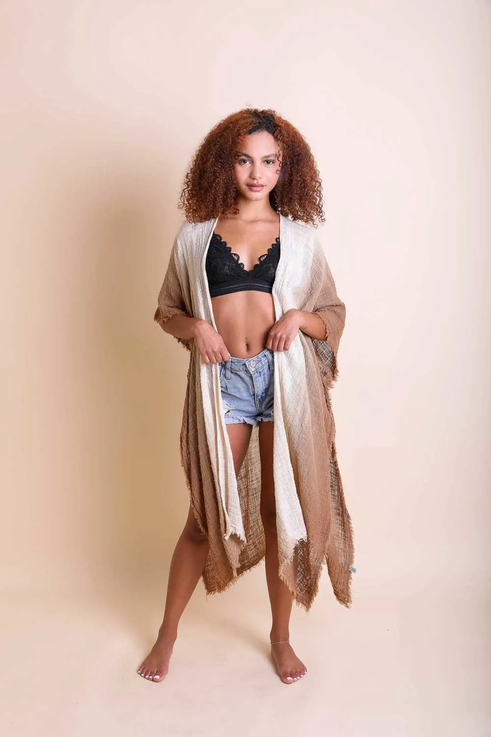 Ombre Cotton Kimonos.