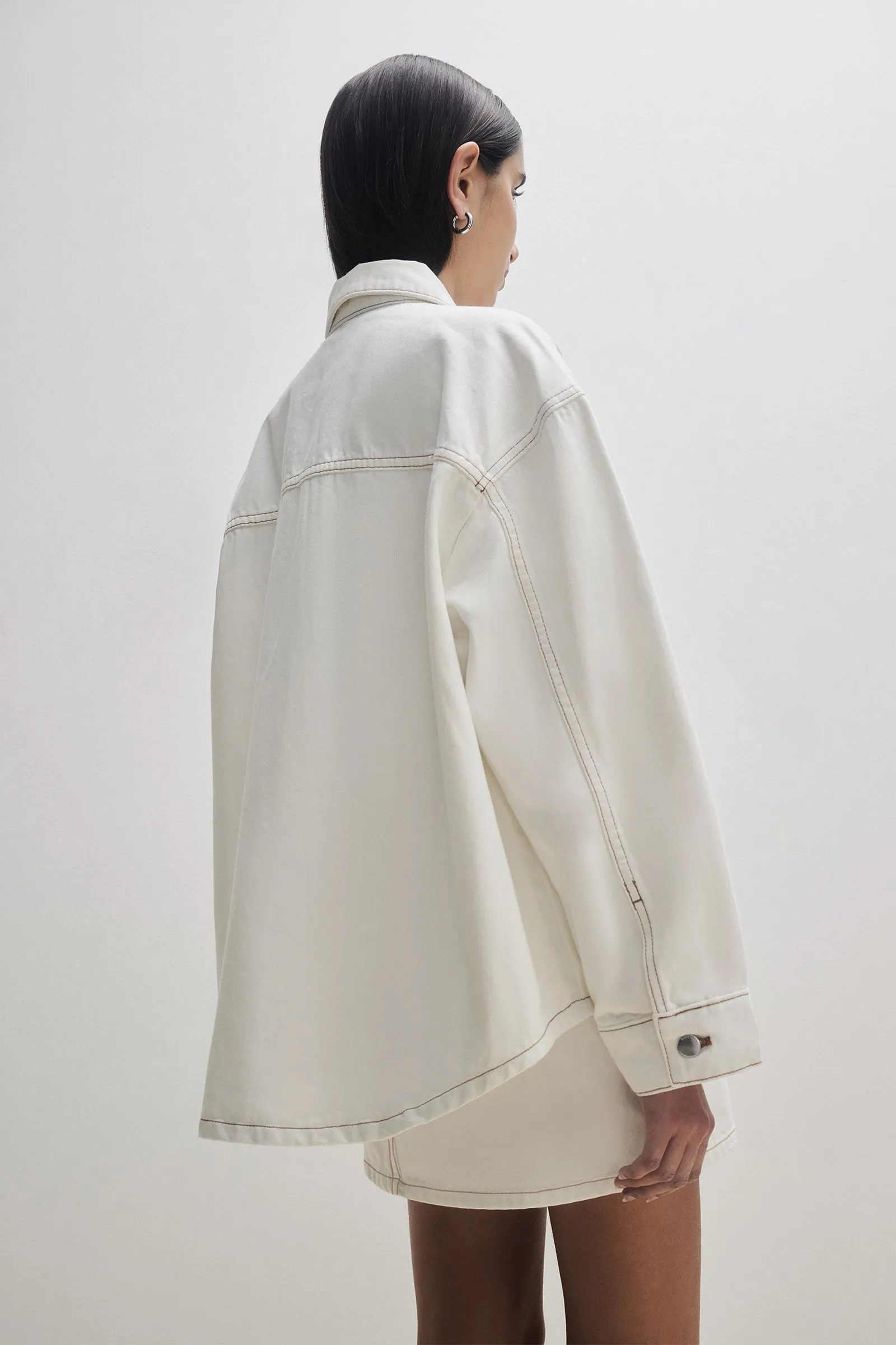 ORGANIC DENIM OVERSHIRT