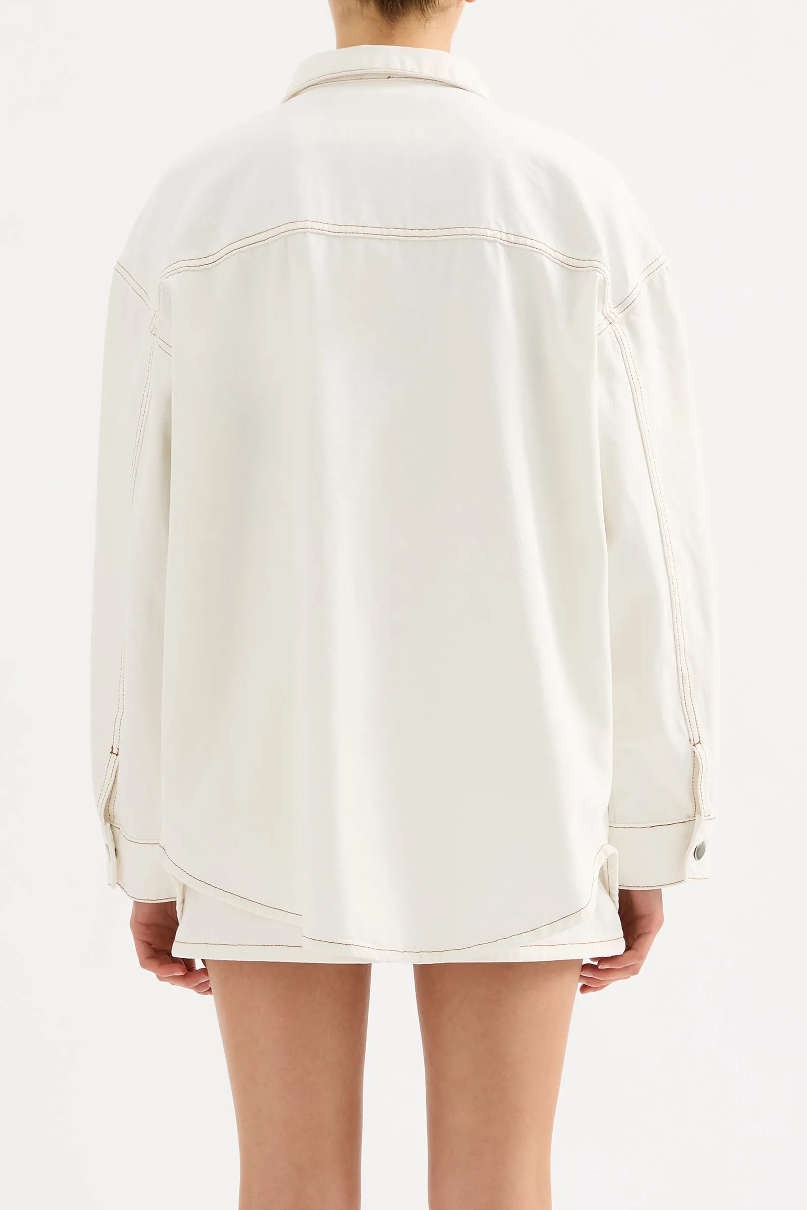 ORGANIC DENIM OVERSHIRT