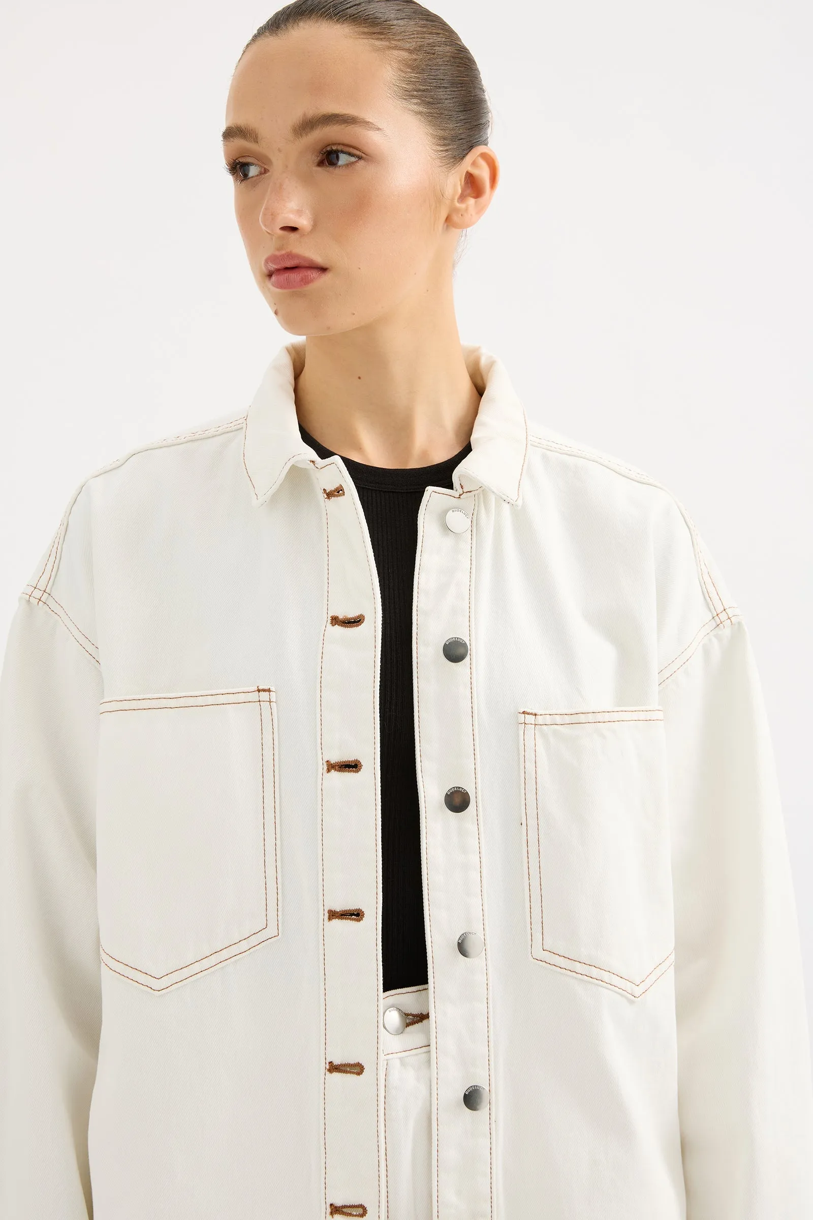ORGANIC DENIM OVERSHIRT
