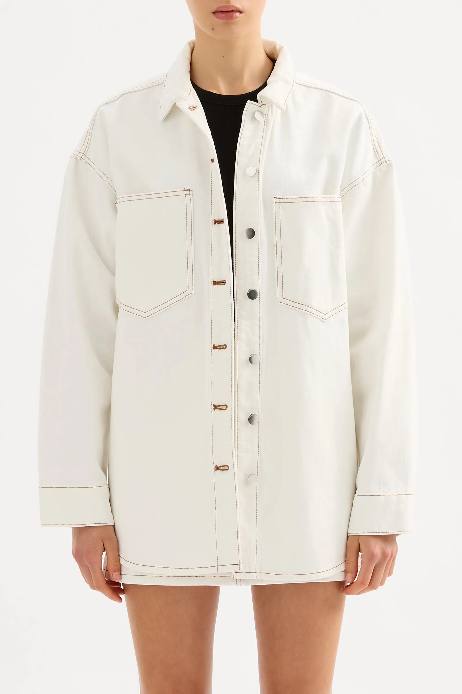 ORGANIC DENIM OVERSHIRT