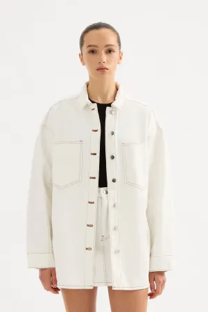 ORGANIC DENIM OVERSHIRT