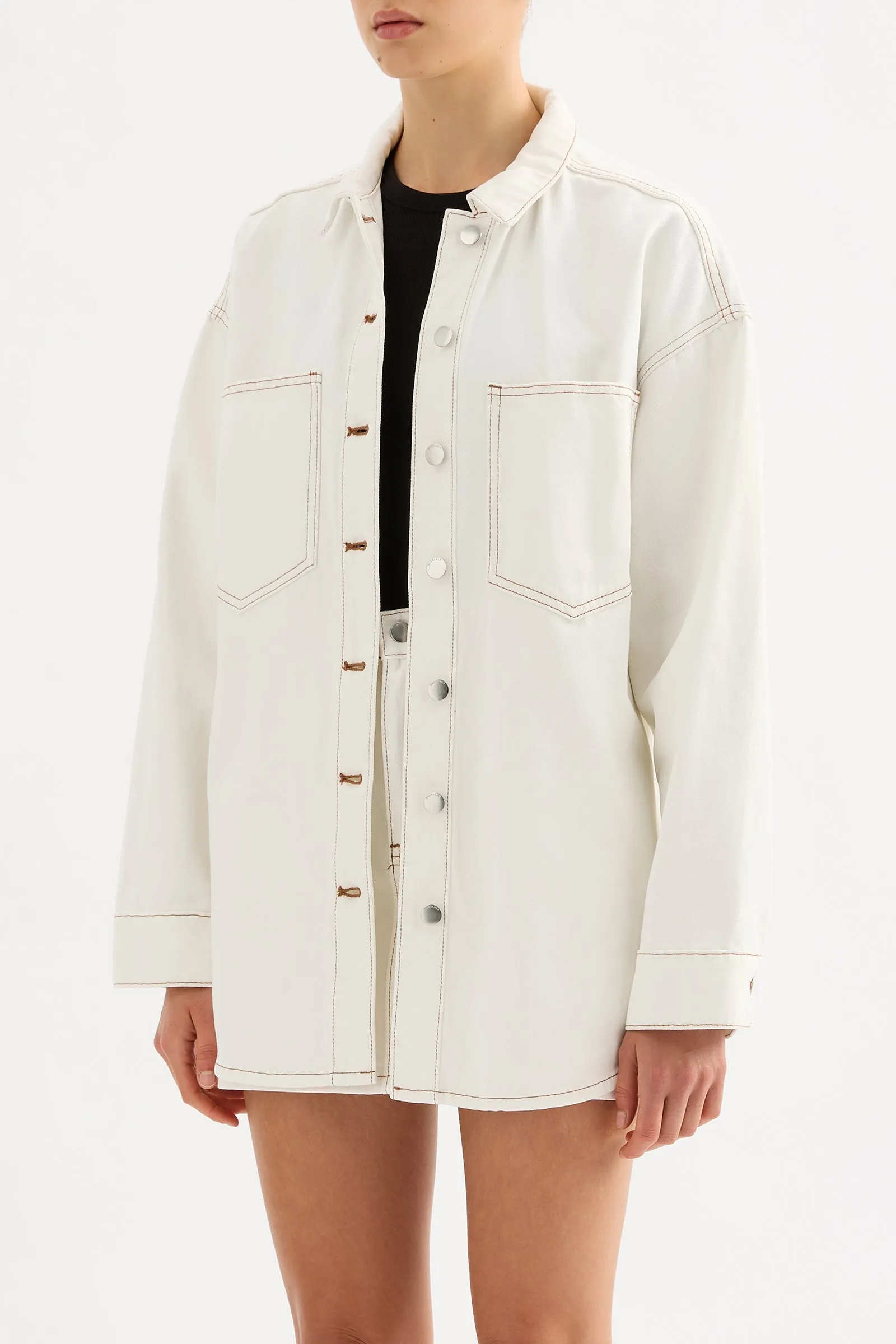 ORGANIC DENIM OVERSHIRT