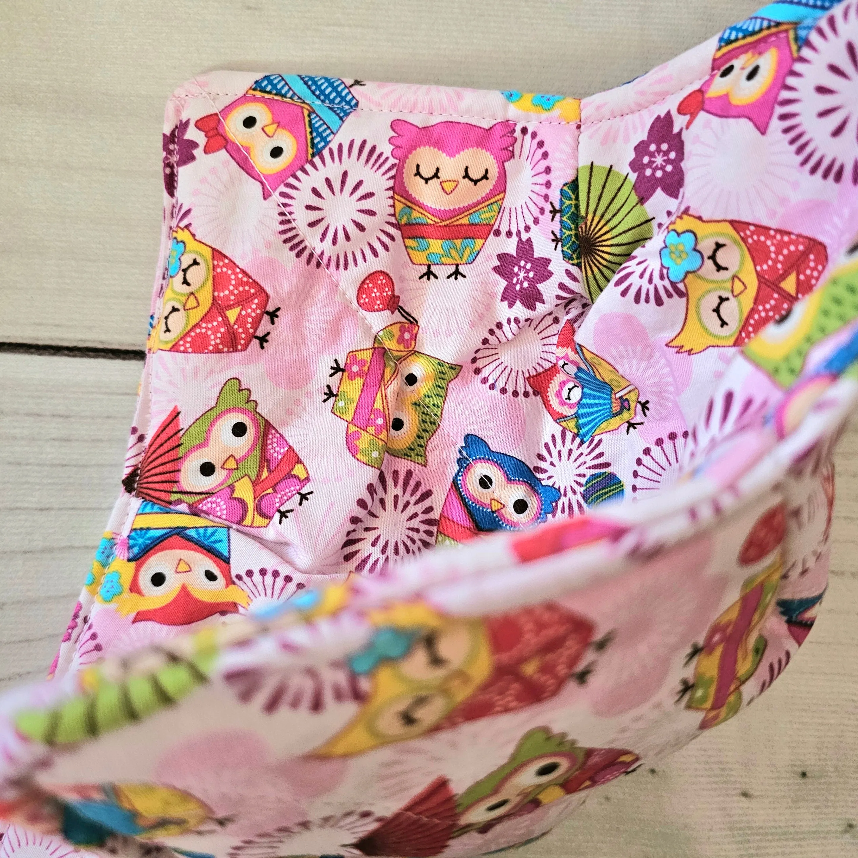 Owls in Kimonos - 100% Cotton Bowl Cozy