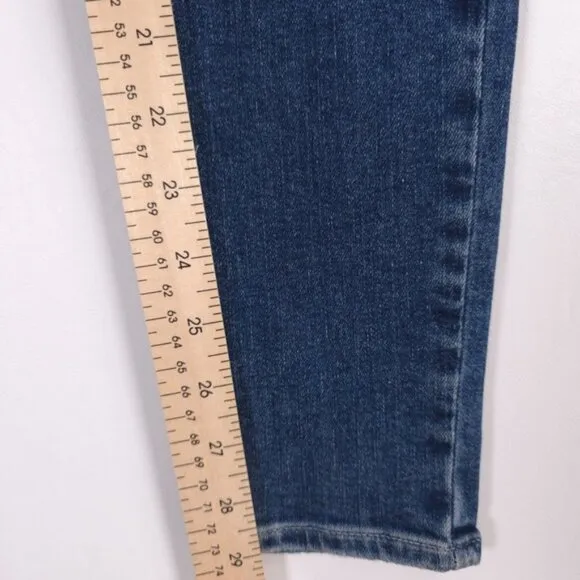 PAIGE HOXTON ULTRA SKINNY Jeans Distressed Rayon Cotton Blend USA MADE Size 27