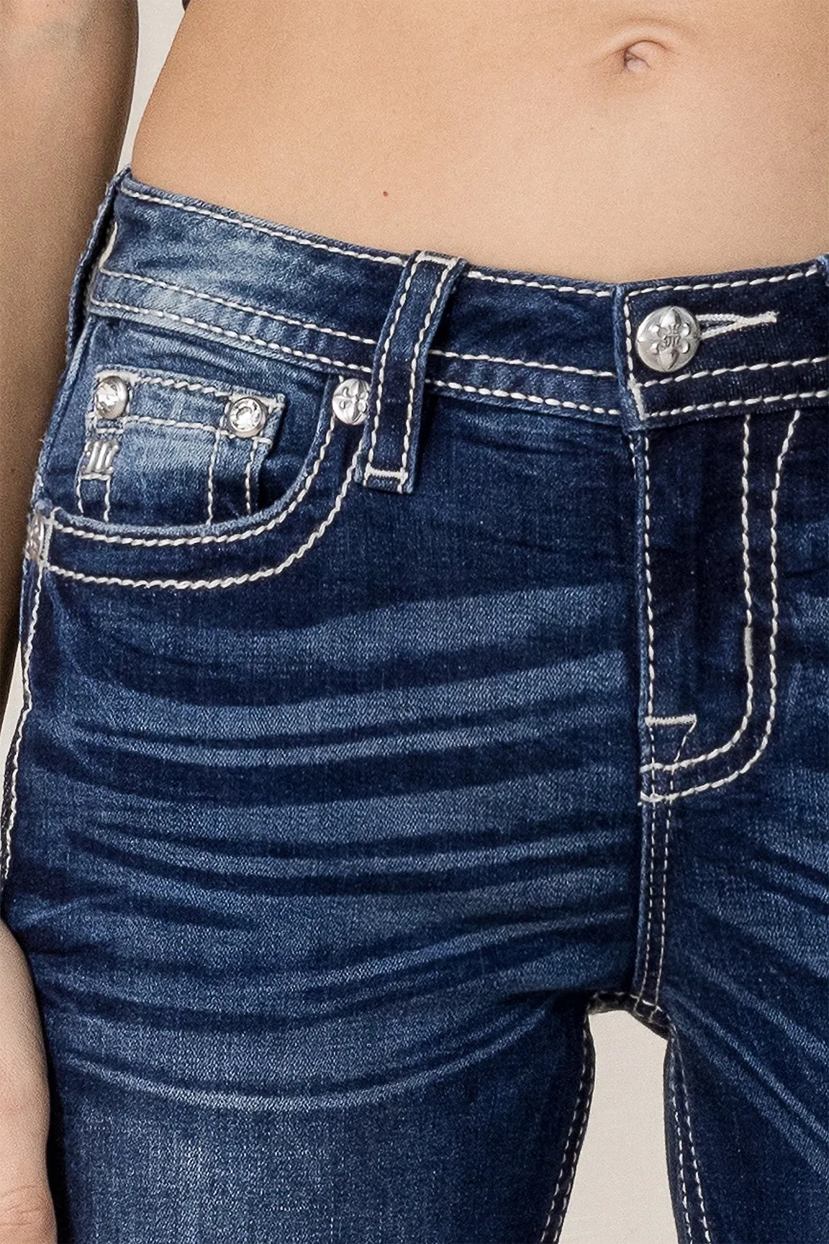 Paisley Border Bootcut Jeans