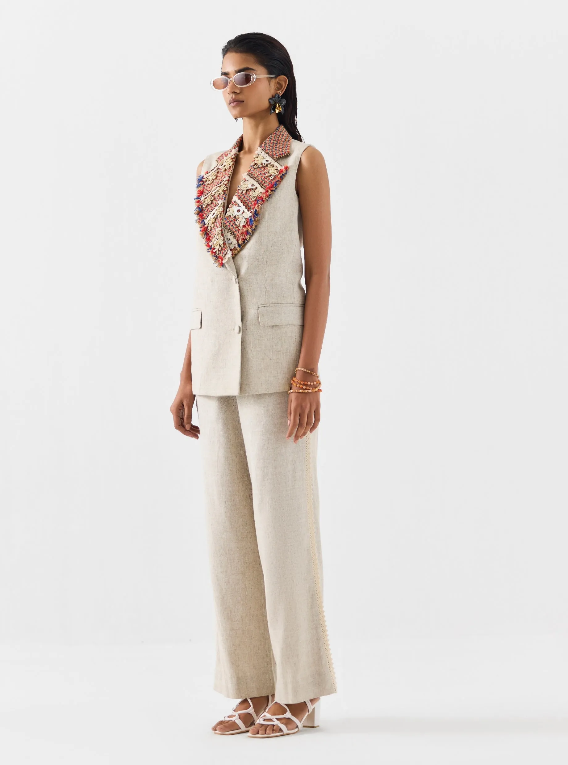 Palm island blazer and pants