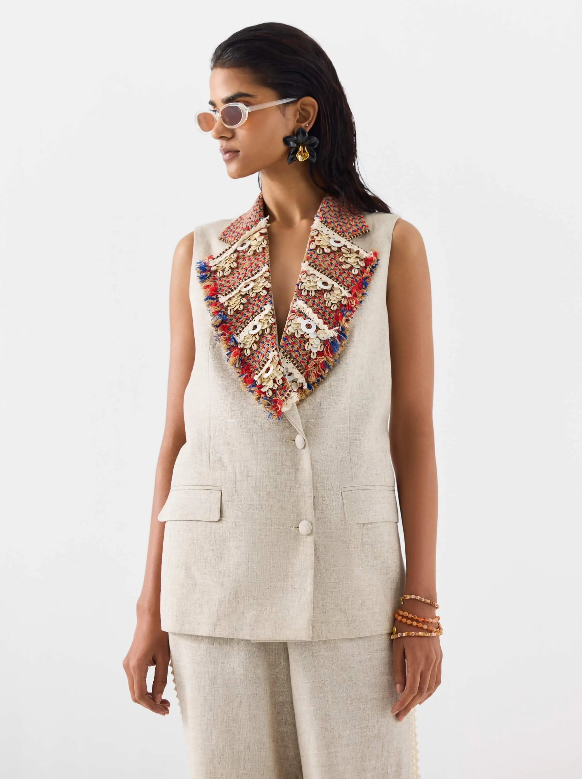Palm island blazer and pants