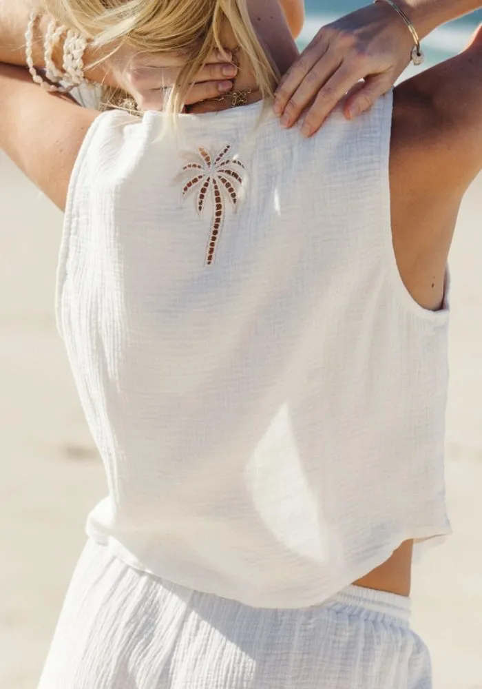 Palm Vest - White