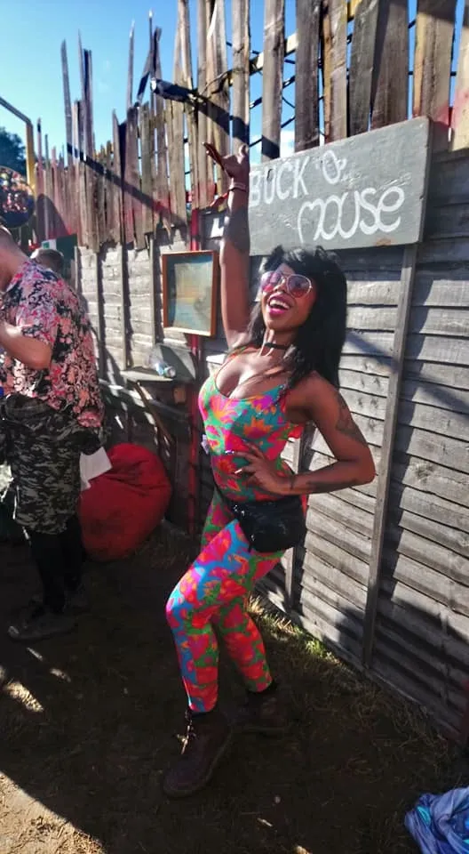 Party Lycra Catsuit in Tropical Vendala Print