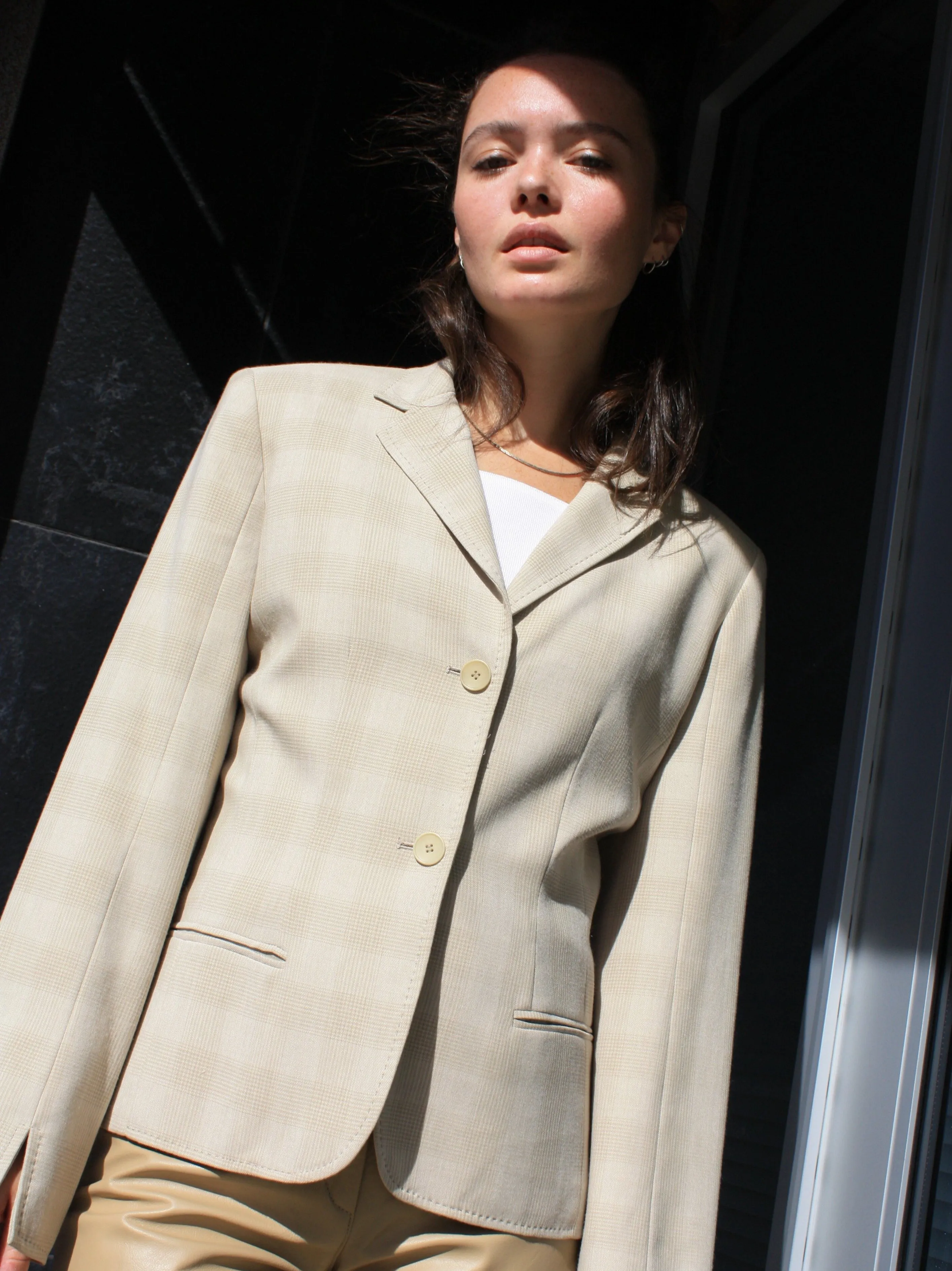 Pastel Check Blazer