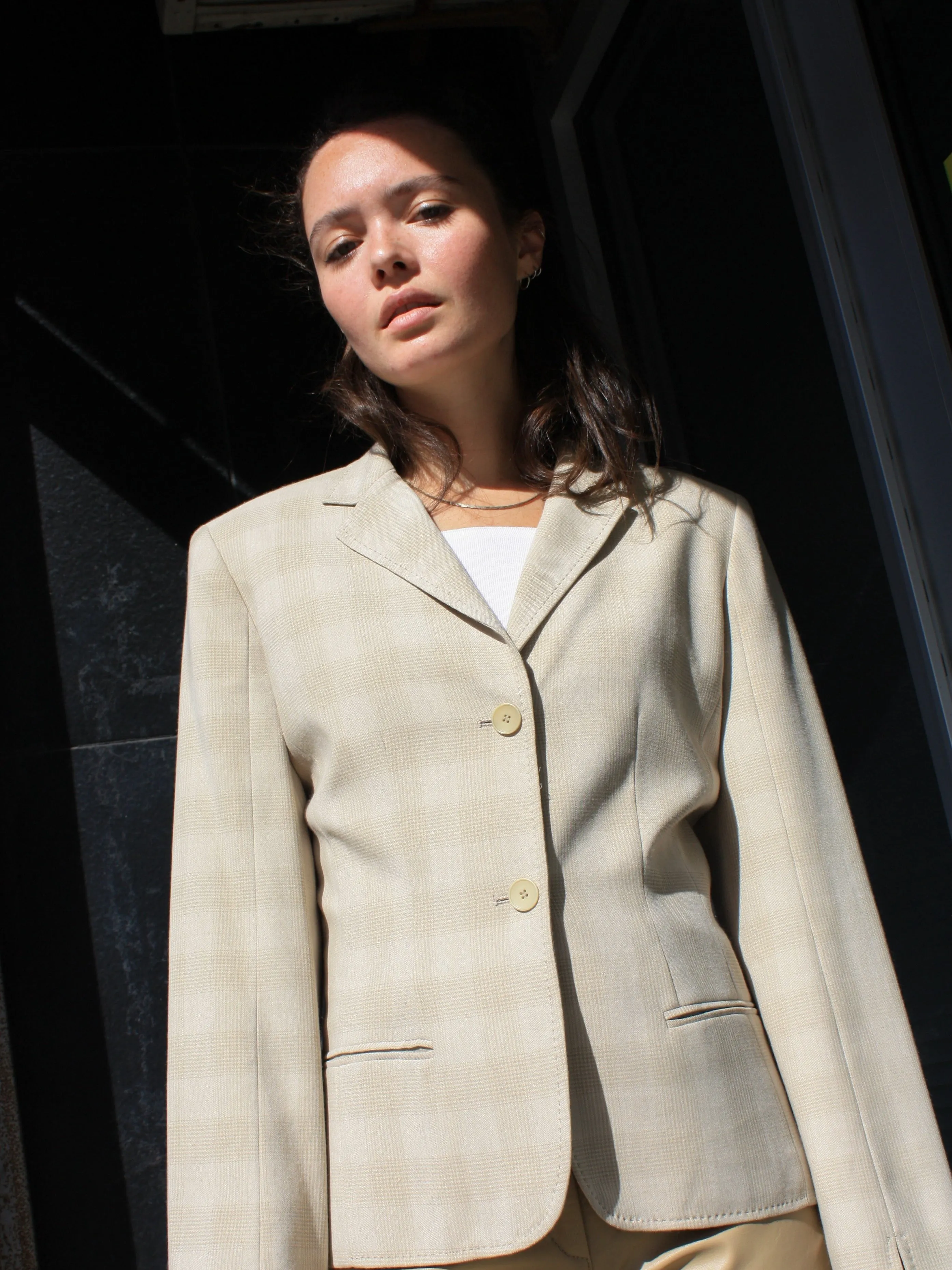 Pastel Check Blazer