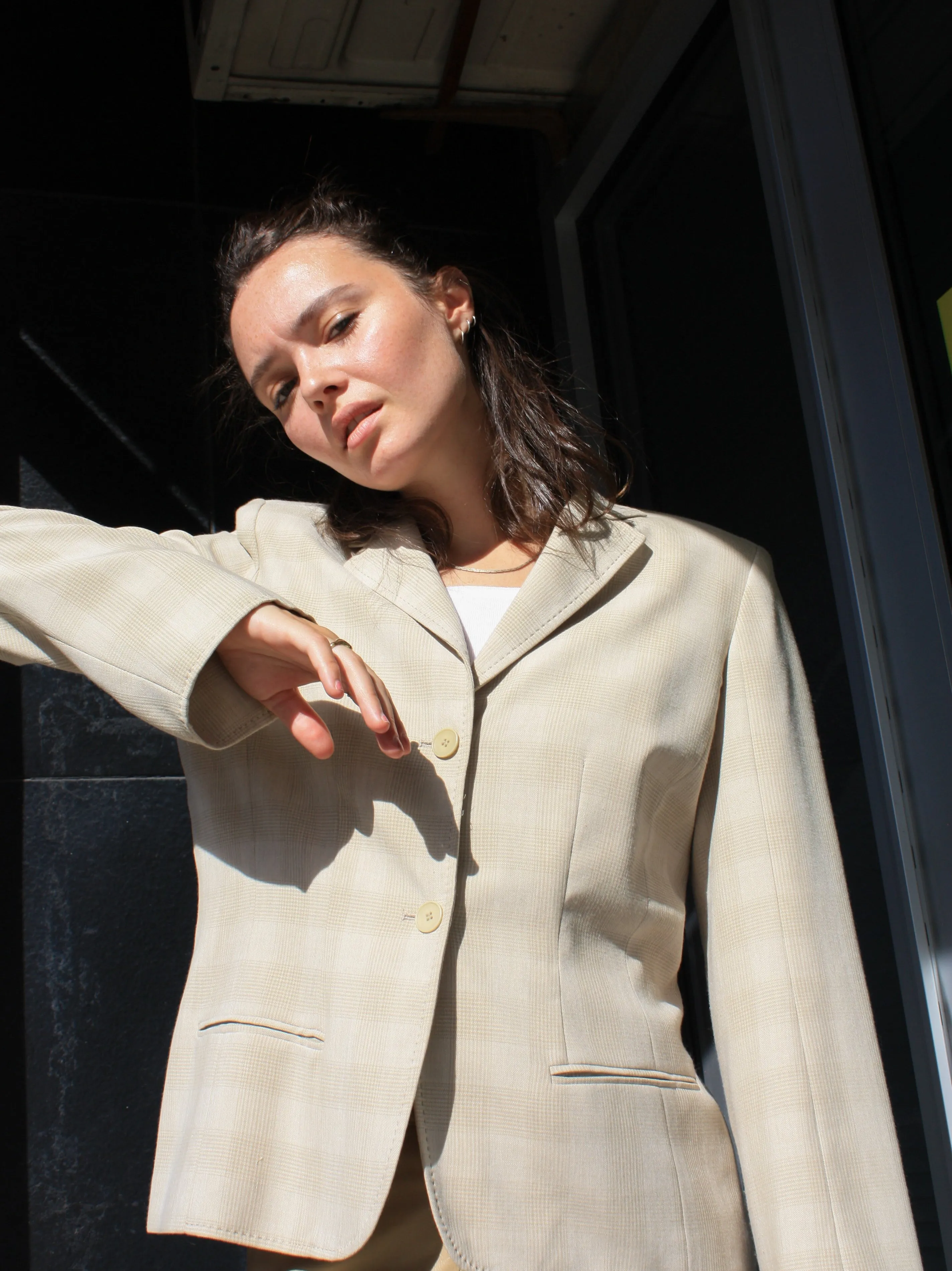 Pastel Check Blazer