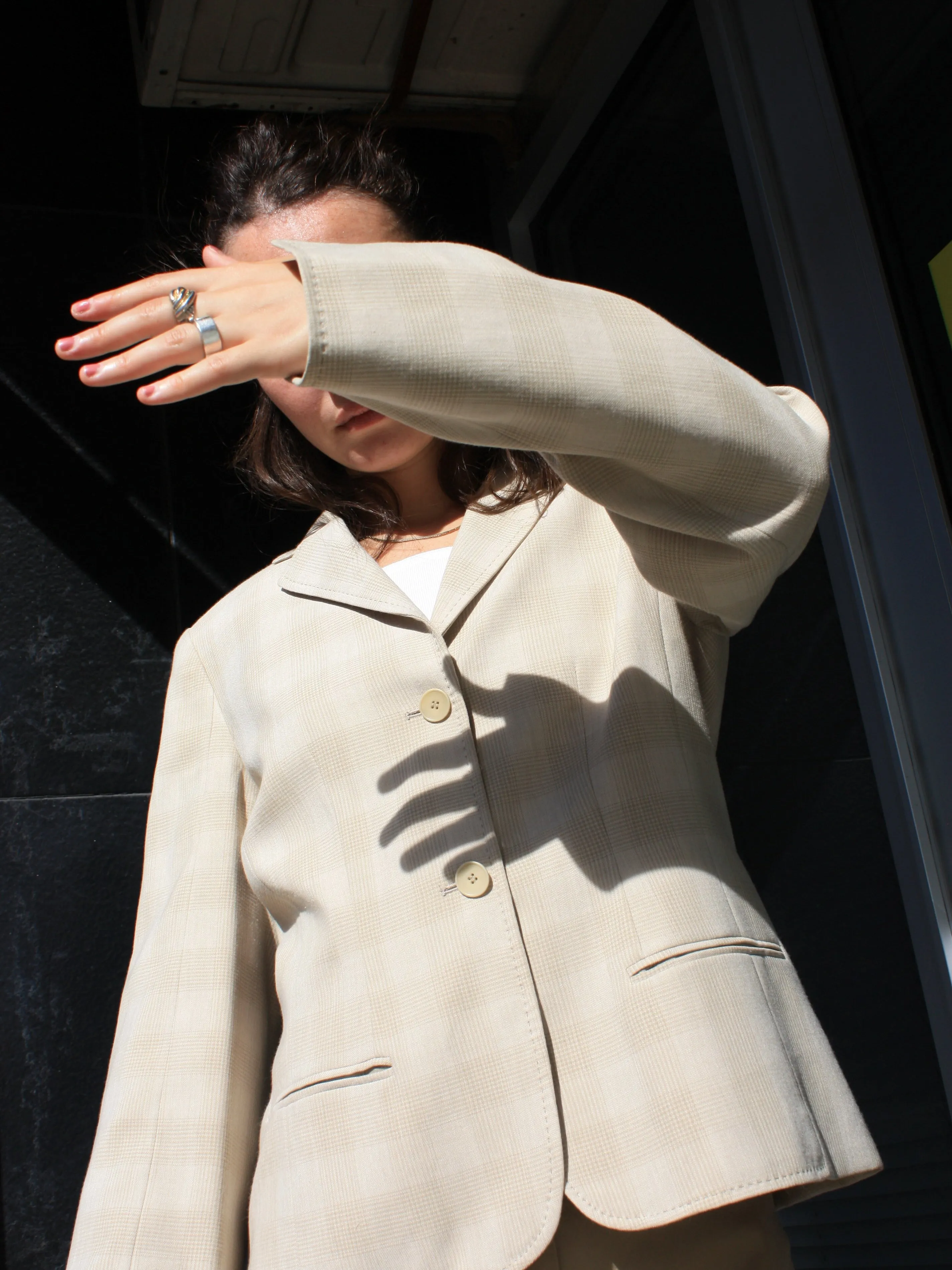 Pastel Check Blazer