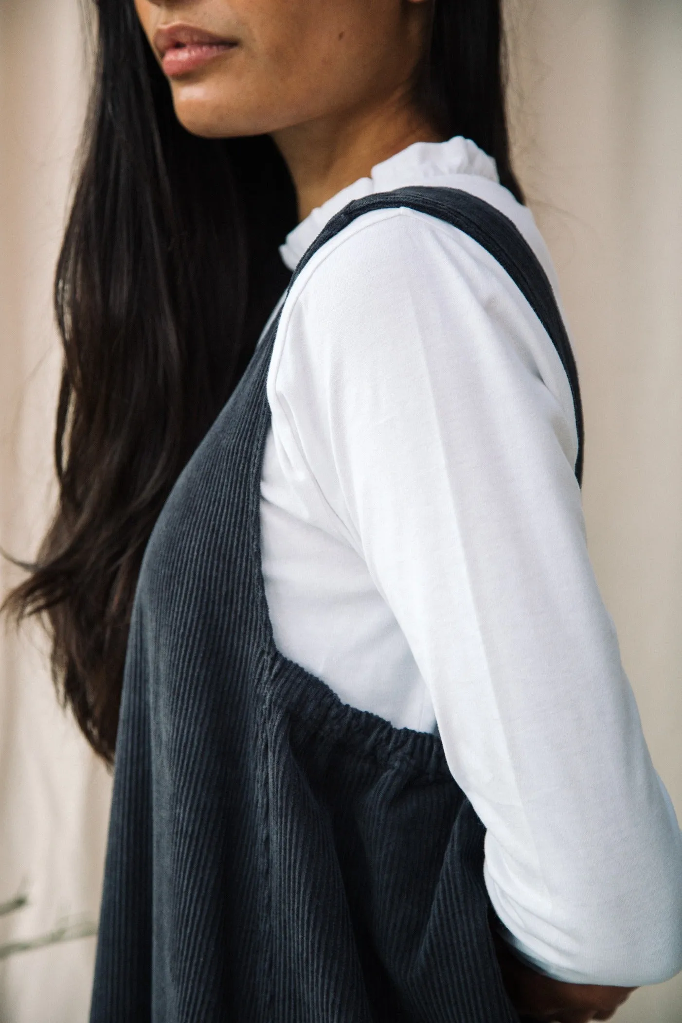 Pearl Organic Cotton Jersey Top in White
