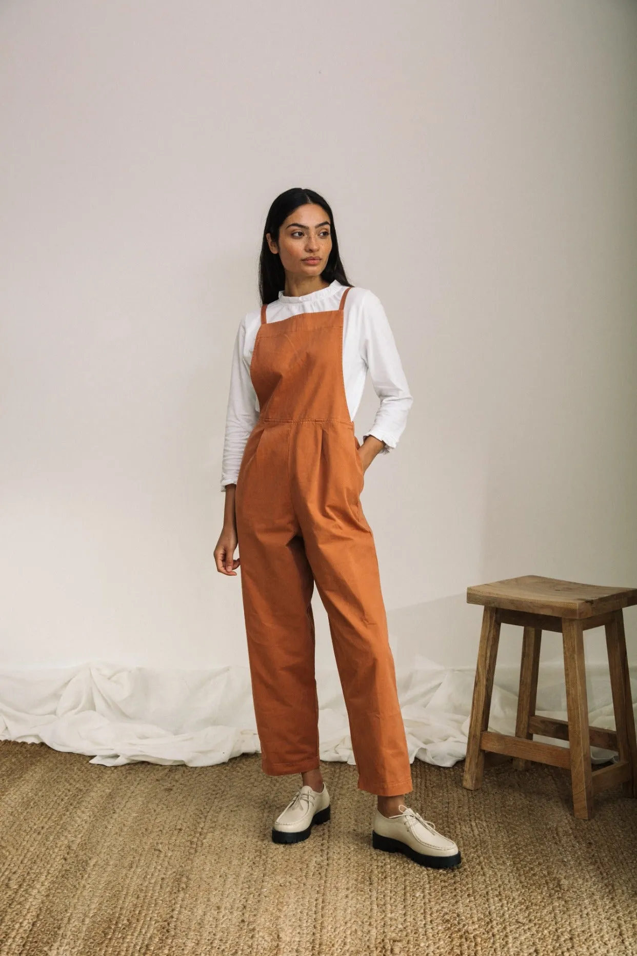 Pearl Organic Cotton Jersey Top in White