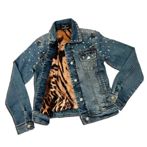 Pearls Hand-Beaded Denim Jackets, Limited Edition- ANIMAL