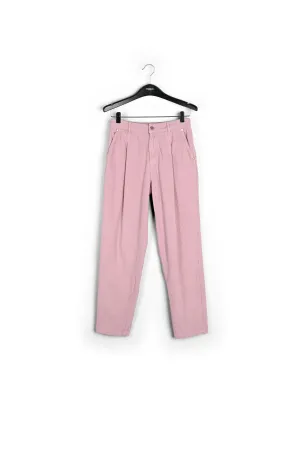 Pink cotton-corduroy pants
