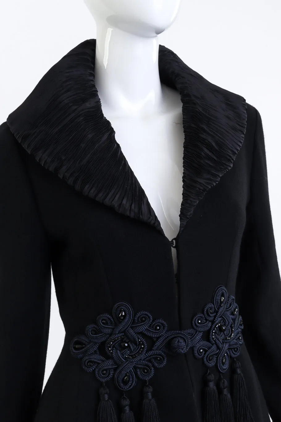 Plissé Pleat Wool Jacket