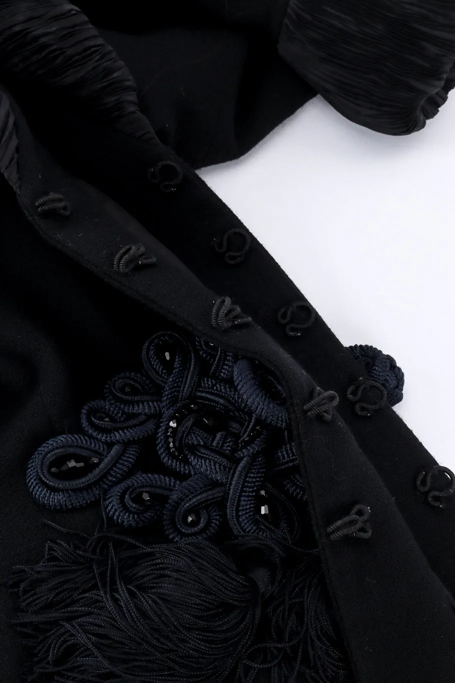 Plissé Pleat Wool Jacket