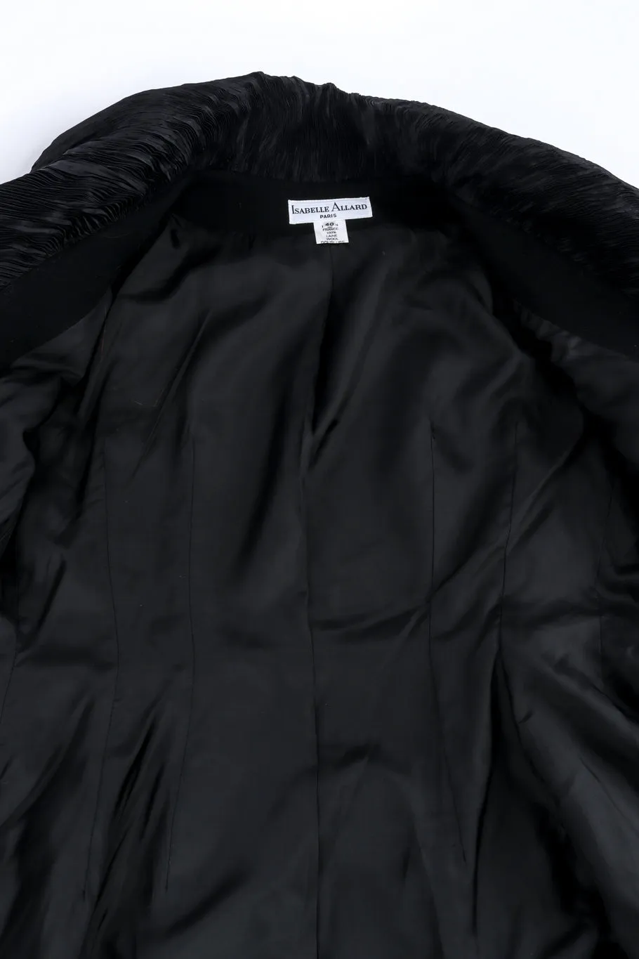 Plissé Pleat Wool Jacket