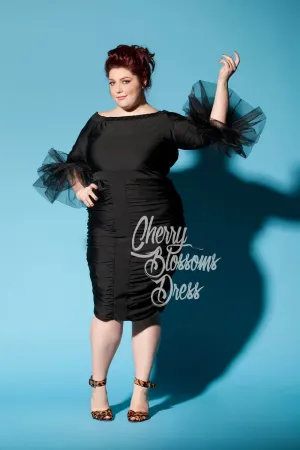 Plus Size Dress, Elegant Black Dress, Trendy Plus Size Clothing, Evening Dress, Formal Dress, Plus Size Party Dress, Midi Dress