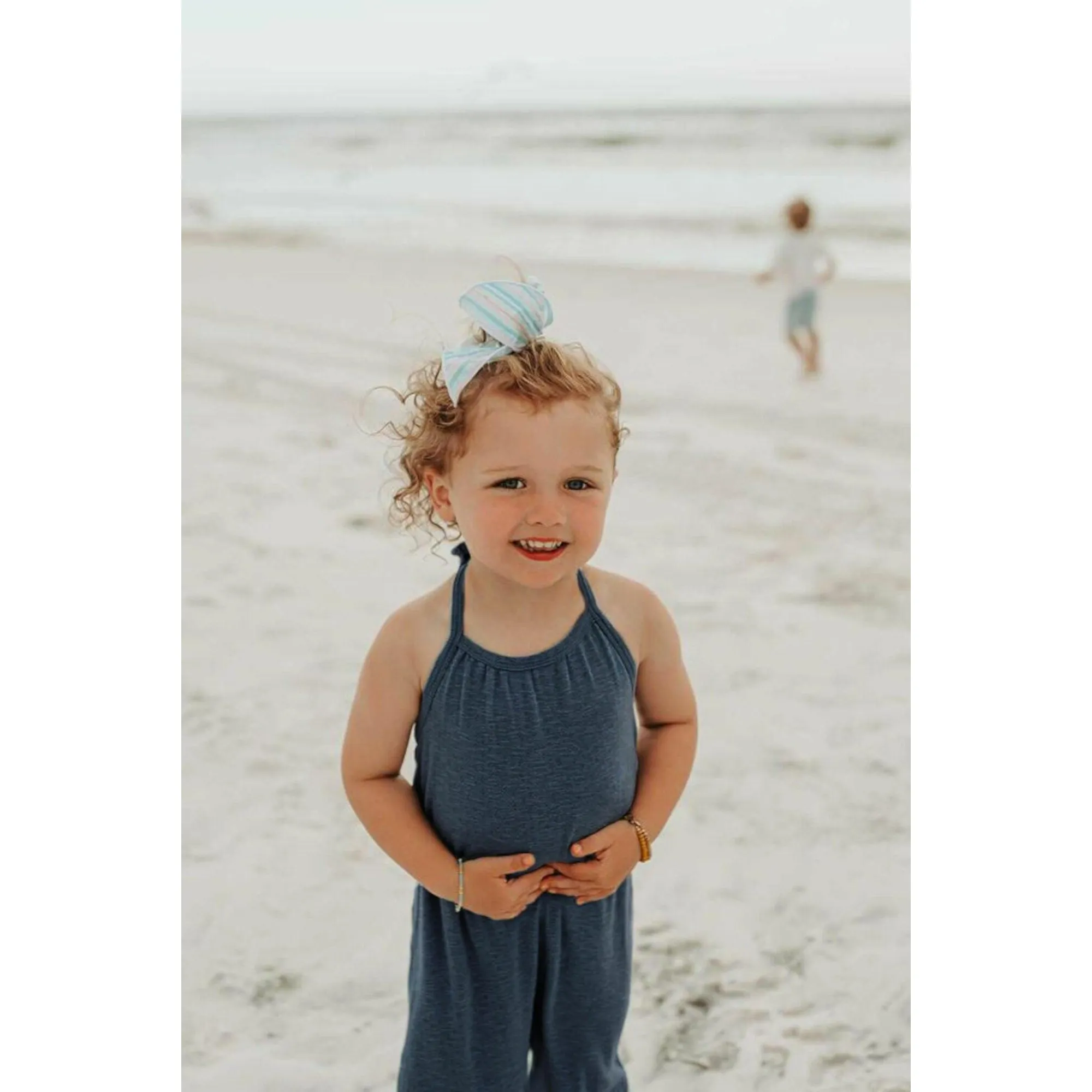 Pointelle Halter Romper