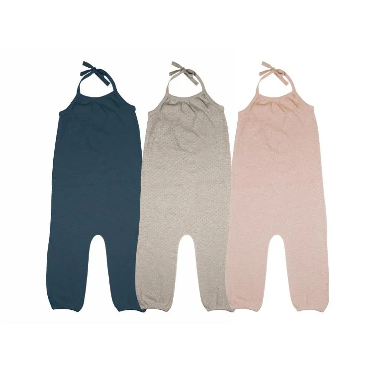 Pointelle Halter Romper