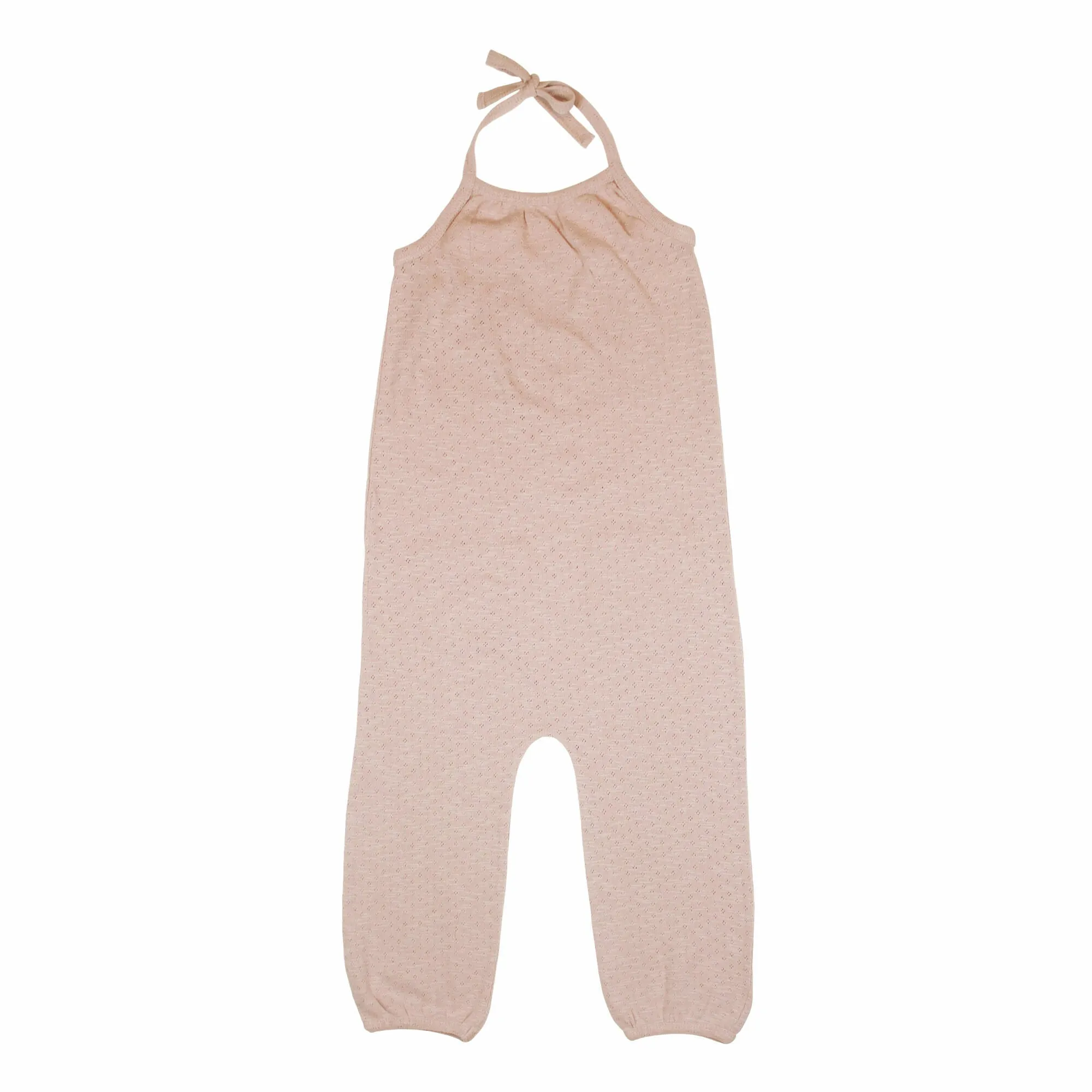 Pointelle Halter Romper