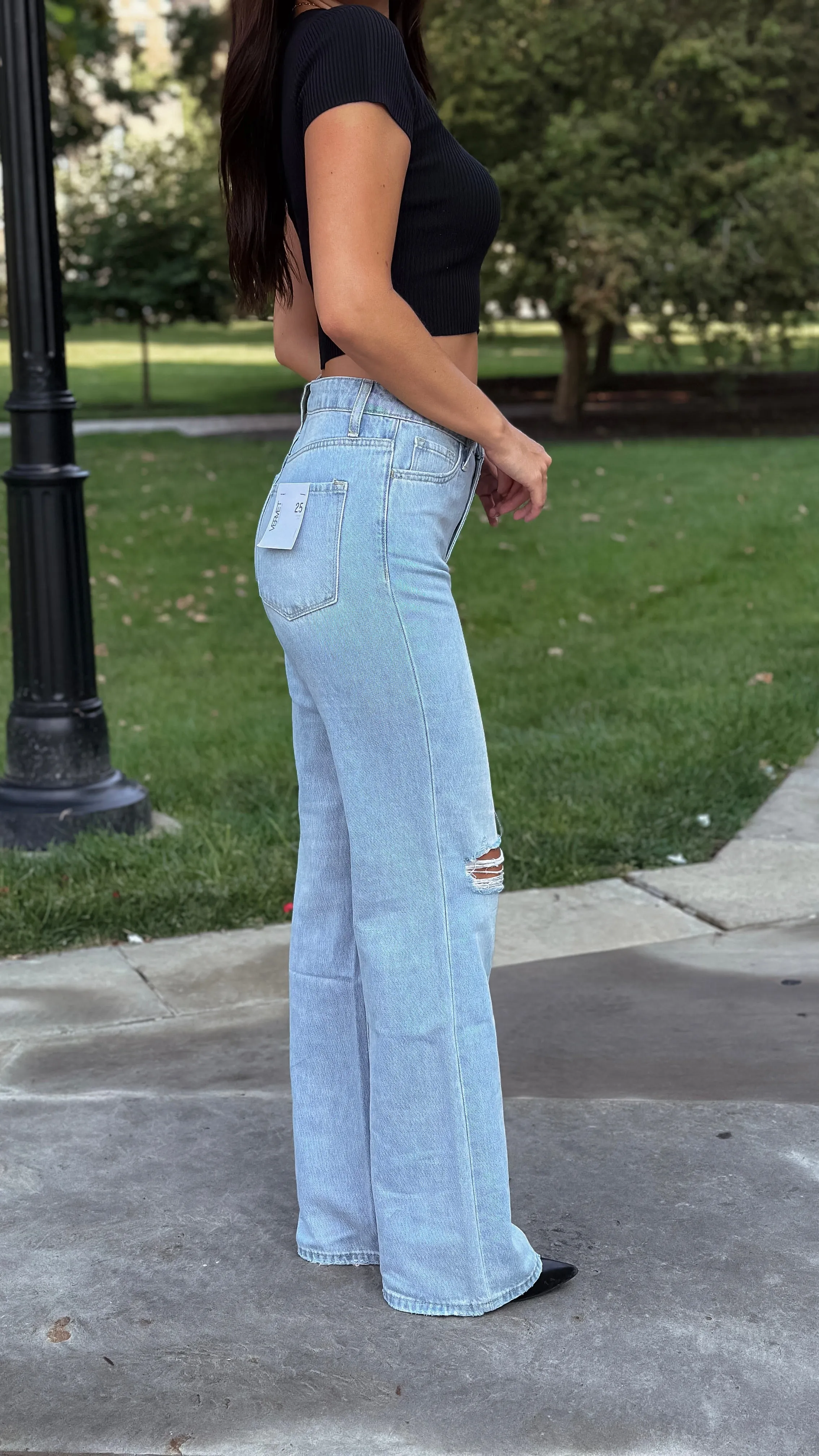 Polly Vintage Flare Denim