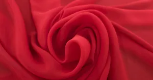 Polyester Chiffon Crimson Red
